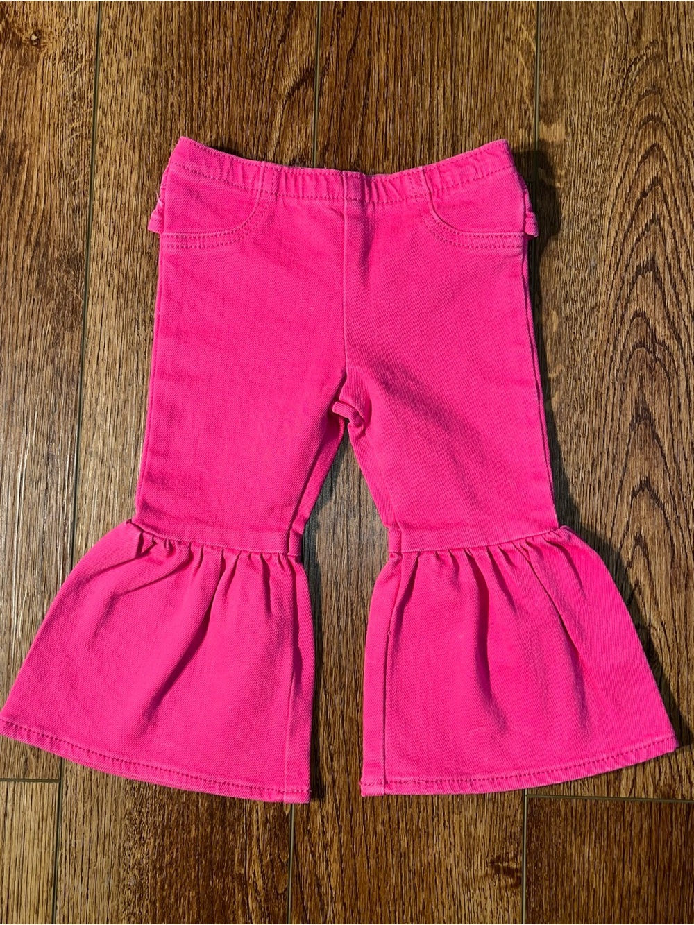 Wrangler Baby Infant Girls Western Flare Ruffle Jeggings Jeans 12 Months Cowgirl